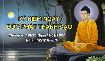 KÍNH MỜI QUÝ NAM NỮ PHẬT TỬ QUY TỰU VỀ TU VIỆN KIM CANG THAM DỰ ĐẠI LỄ NGÀY ĐỨC PHẬT THÀNH ĐẠO PL:2568 – DL:2024