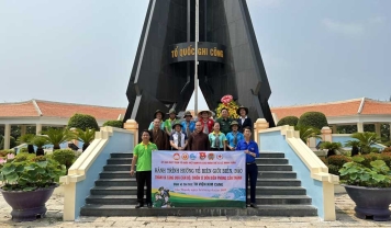Hành trình "HƯỚNG VỀ BIÊN GIỚI - BIỂN ĐẢO" thăm và tặng quà các Cán Bộ, Chiến Sĩ  và bà con nhân dân đồn biên phòng Cần Thạnh. 